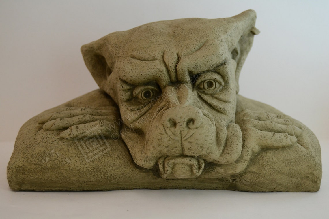 Ernie The Gargoyle Stone Garden Ornament – Devonshire Stone Ltd – Indoor/Outdoor