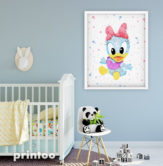 Daisy Duck Daisy Duck Party Disney Prints Daisy Duck Etsy