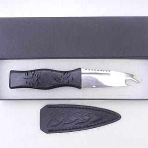&quot;Sgian Brauerei &quot;&quot;Black Burr&quot;&quot; in Burr Wych Elm, Kiltmesser, Schottisches Messer, Sgian Dubh, Schottisches Geschenk, Hochzeitsgeschenk, Bräutigam Geschenk, Herren Geschenk.&quot;