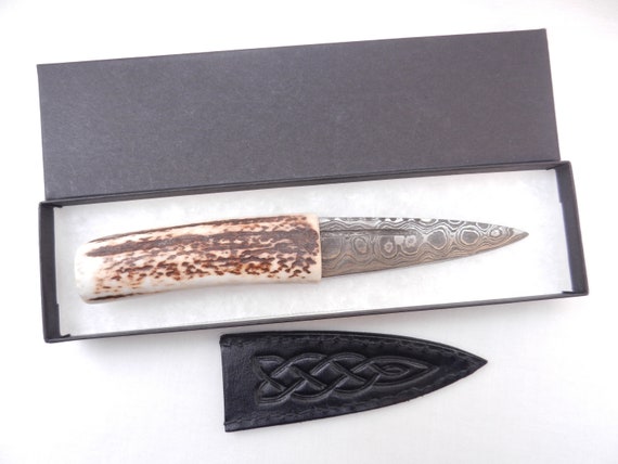 deer antler sgian dubh