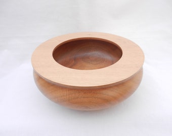 Large woodturned bowl in Scottish Walnut, wood turning, Scottish gift, treen