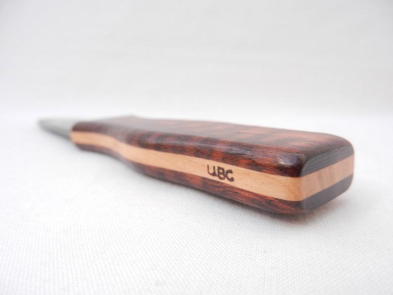 mens gift sgian dubh,Scottish gift wedding gift groom gift Damascus Steel Sgian Brew in Snakewood and Wild Cherry Kilt knife