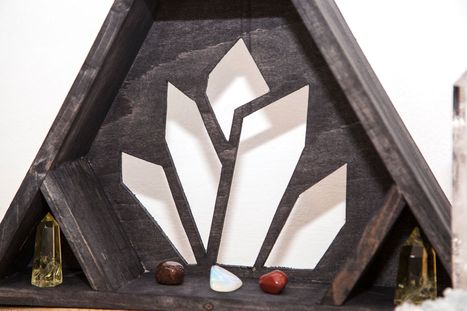 Crystal Cluster Crystal Shelf Etsy