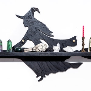 The Flying Witch Crystal Shelf