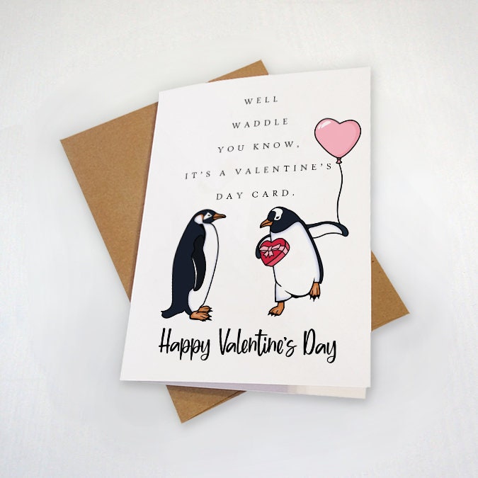 Penguin Joke Card - Etsy Penguin Joke Card - Etsy