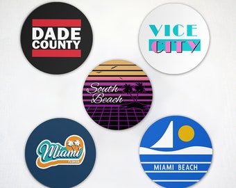 SOUTH BEACH MIAMI #1 Florida Travel Souvenir Flexible Fridge Magnet