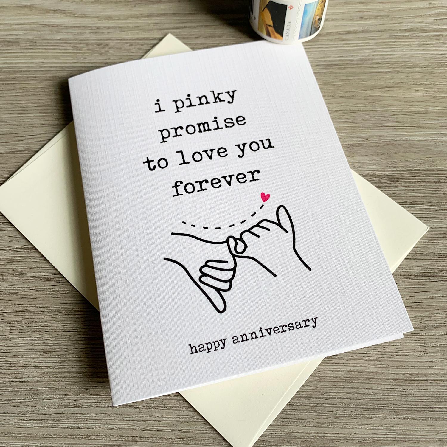 Jahrestagskarte Für Freundin – 'To My Girlfriend' Blanko-Karte Mit Umschlag, 12,7 X 17,8 Cm, Romantisches Geschenk