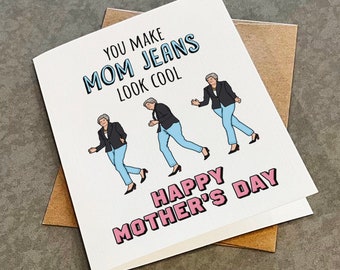 Cool Mom Mother's Day Card - Hot Mommy Card - Funny Mother's Day Card - Meme Mother's Day Greeting Card A6