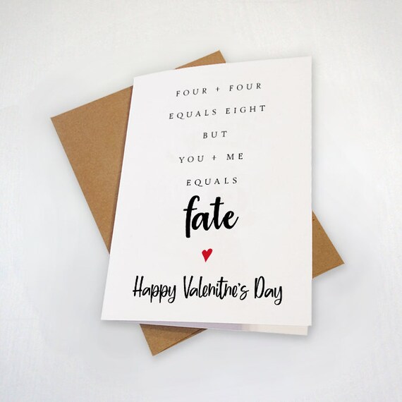 Funny Rhyme Valentine's Day Greeting Card Four Four - Etsy Funny Rhyme Valentine's Day Greeting Card Four Four - Etsy