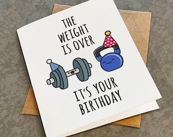 Gym Lovers Birthday Card Crossfit Birthday Card -  Portugal