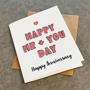 Le jour Moi + Vous - Une jolie carte d'anniversaire pour petit ami, un joli cadeau d'anniversaire pour lui, un cadeau d'anniversaire simple et adorable