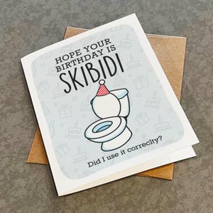 Carte d'anniversaire amusante avec blague papa pour enfants de la génération Z, voeux d'anniversaire drôles pour fils ou fille, nouvelle carte d'argot hilarante pour neveu
