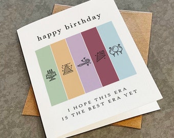 Birthday Era Card - Birthday Greeting Card For Swiftie