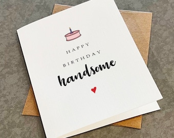 Handsome Birthday Card for Him: Boyfriend, Husband, Significant Other