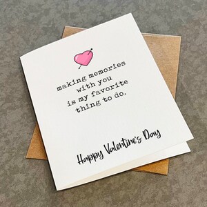 Carte de Saint-Valentin, carte de voeux romantique pour la Saint-Valentin pour lui, carte de voeux douce pour la Saint-Valentin pour femme, carte pour elle