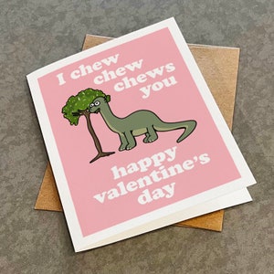 Je vous choisis - Je vous mastique - Carte drôle de Saint-Valentin - Amateurs de légumes - Carte de voeux drôle de jeu de mots