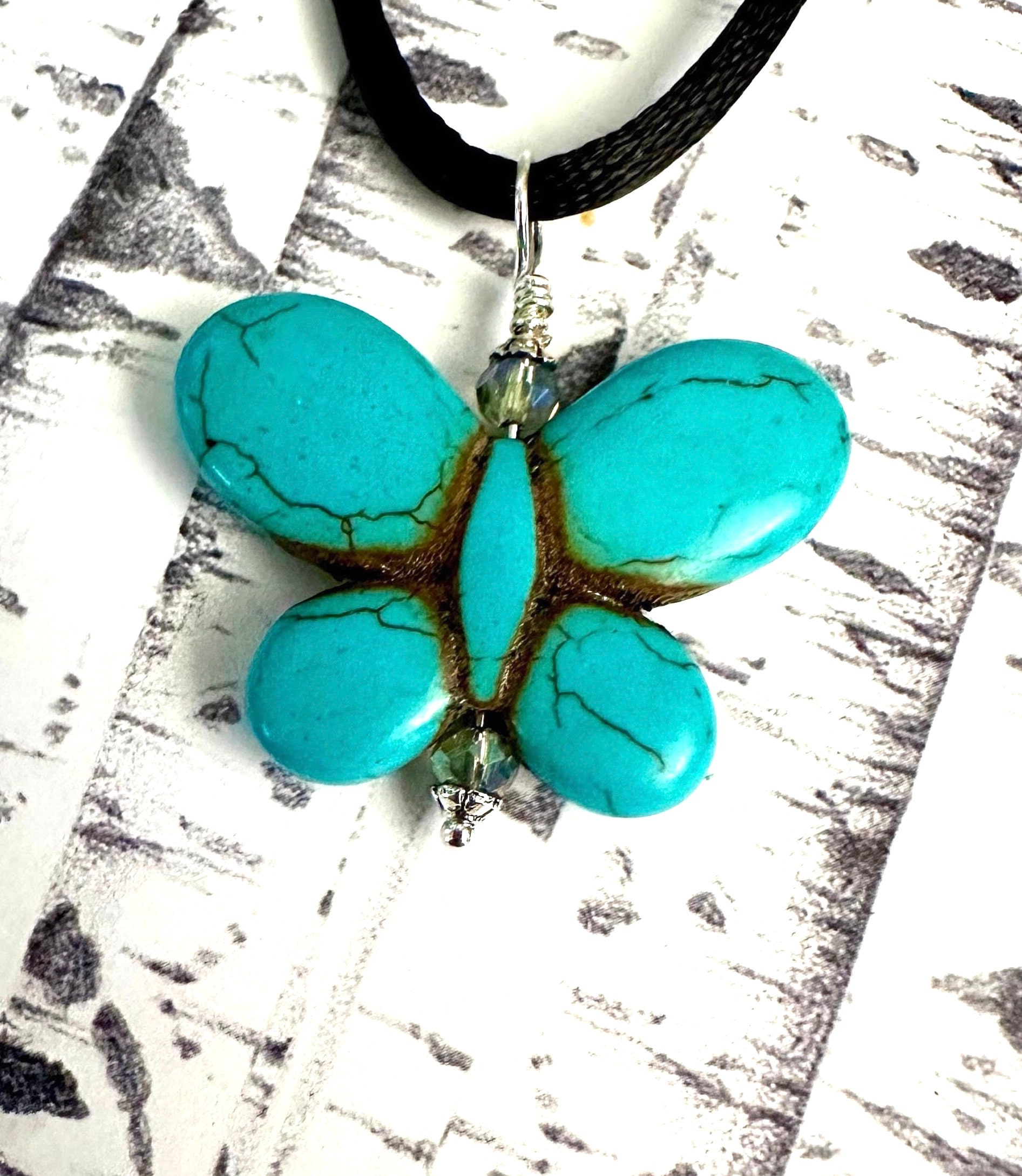 Turquoise butterfly jewelry discount