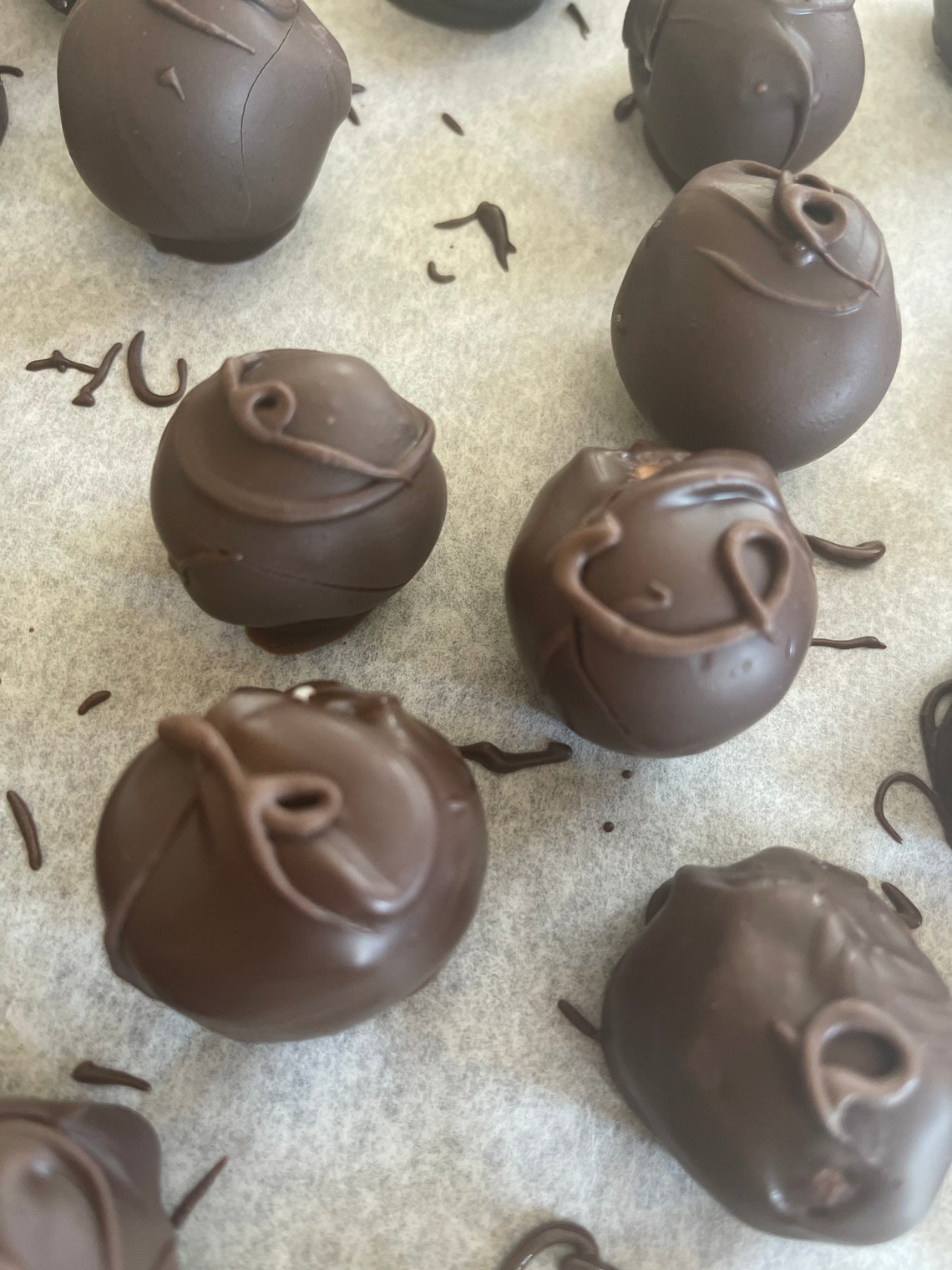 Delicious Dark Chocolate Vanilla Buttercream Candy Etsy