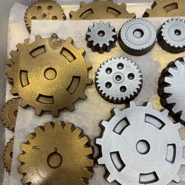 Steampunk chocolate gears