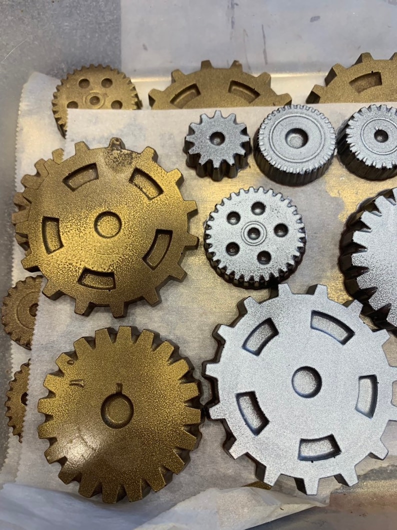 Steampunk chocolate gears image 1