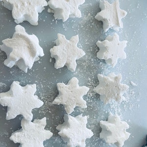 Made from scratch snowflake marshmallows!!!