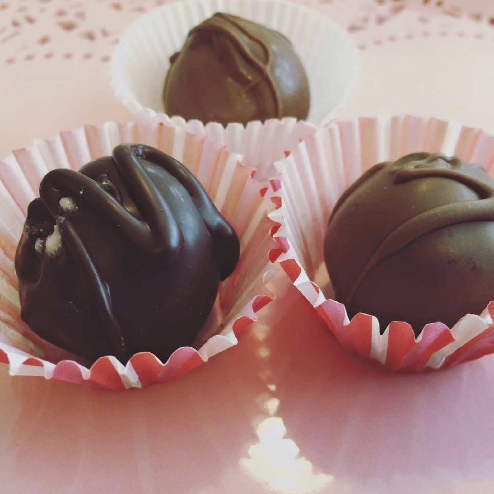 Delicious Dark Chocolate Vanilla Buttercream Candy Etsy