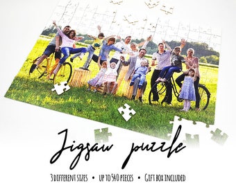 Custom Photo Puzzle, Personalized Jigsaw Puzzle, Puzzle from Your Picture, Custom Gift, Unique Personalized Puzzle, Make Your Own Puzzle