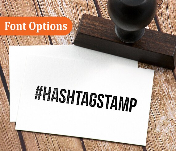 Custom Hashtag Stamp, Custom Wedding Stamp, Hashtag stamp, #yourownhashtag, Personalized stamp, Custom Self Inking Stamp, Wedding Stamp