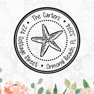Timbro indirizzo autoinchiostrante, timbro personalizzato, timbro ora legale, timbro stella marina, timbro spiaggia, timbro di gomma personalizzato, timbro matrimonio