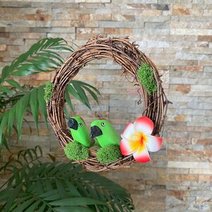 Tropical Room Decor, Garden Decor, Tropical Decor, Tiki Bar Decor, Tiki Room Decor, Bird Decor, Hand Carved Bird, Jungle Decor, Bird Art