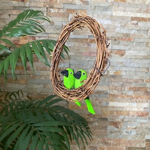 Tropical Bird, Garden Decor, Tropical Decor, Tiki Bar Decor, Tiki Room Decor, Bird Decor, Hand Carved Bird, Jungle Decor, Bird Art