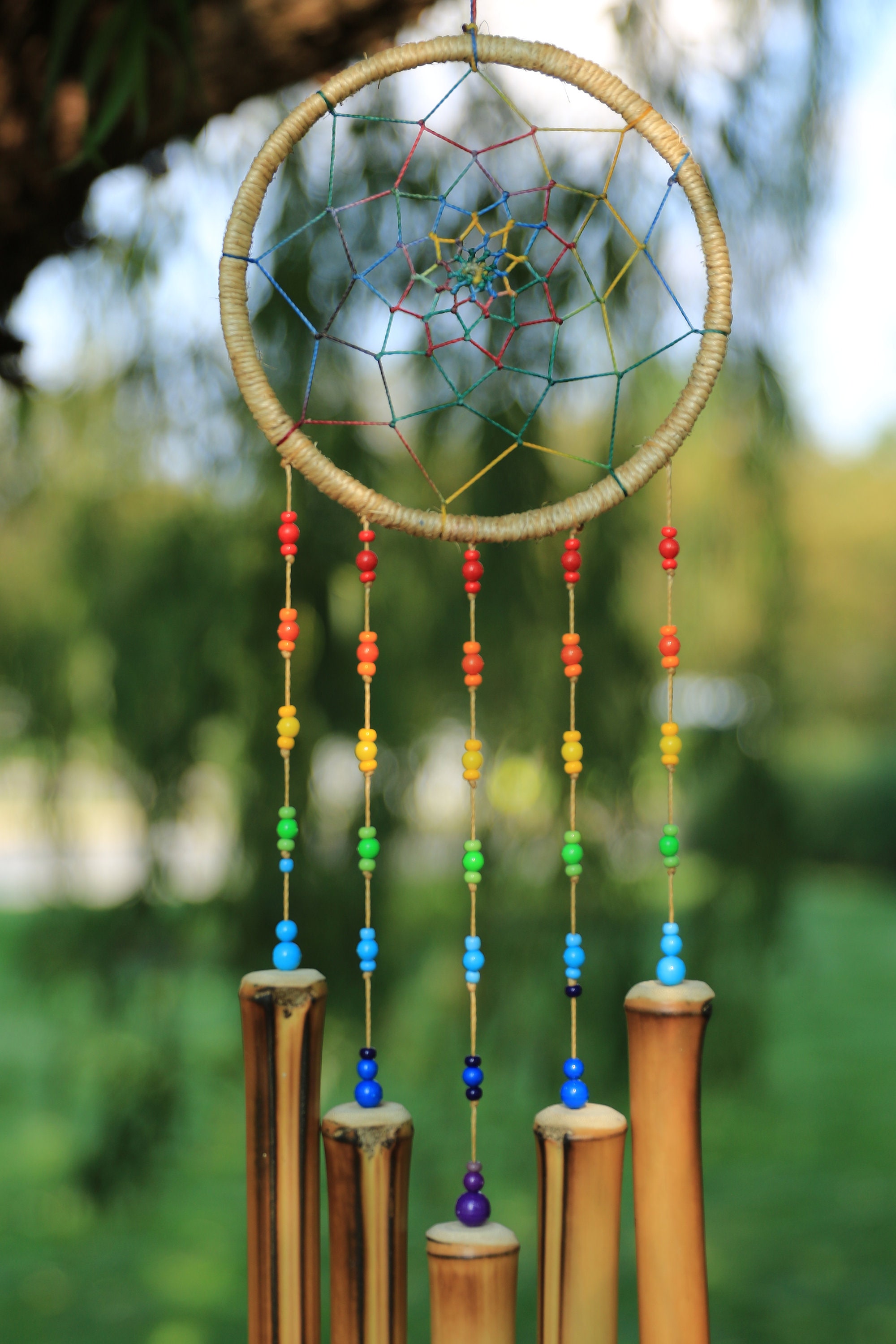 Handmade Colorful Dream Catcher Feathers Perfect Car Or Home Wall Hanging  Boho Nursery Decoration, Ornament, Gift, Wind Chime Craft, And Boho Nursery  Decor Supplies With From Peter0, $2.9