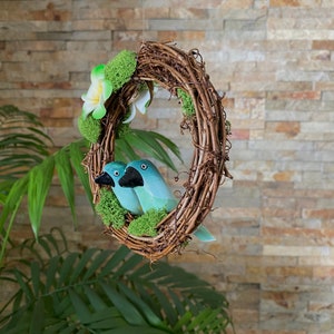 Tropical Bird, Garden Decor, Tropical Decor, Tiki Bar Decor, Tiki Room Decor, Bird Decor, Hand Carved Bird, Jungle Decor, Bird Art