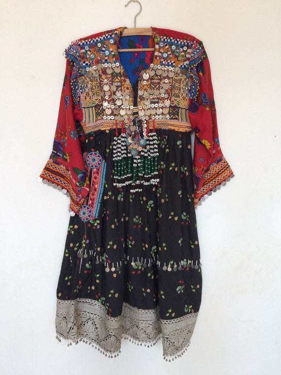 Kuchi tribal gypsy dress antique/ afghani pakistan