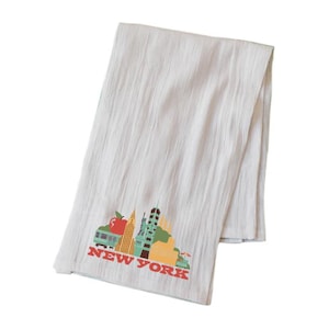 Cityscape New York Flour Sack Kitchen Towel