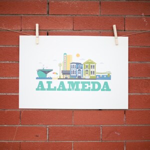12 X 18 Poster Print Alameda City Living Design - Etsy