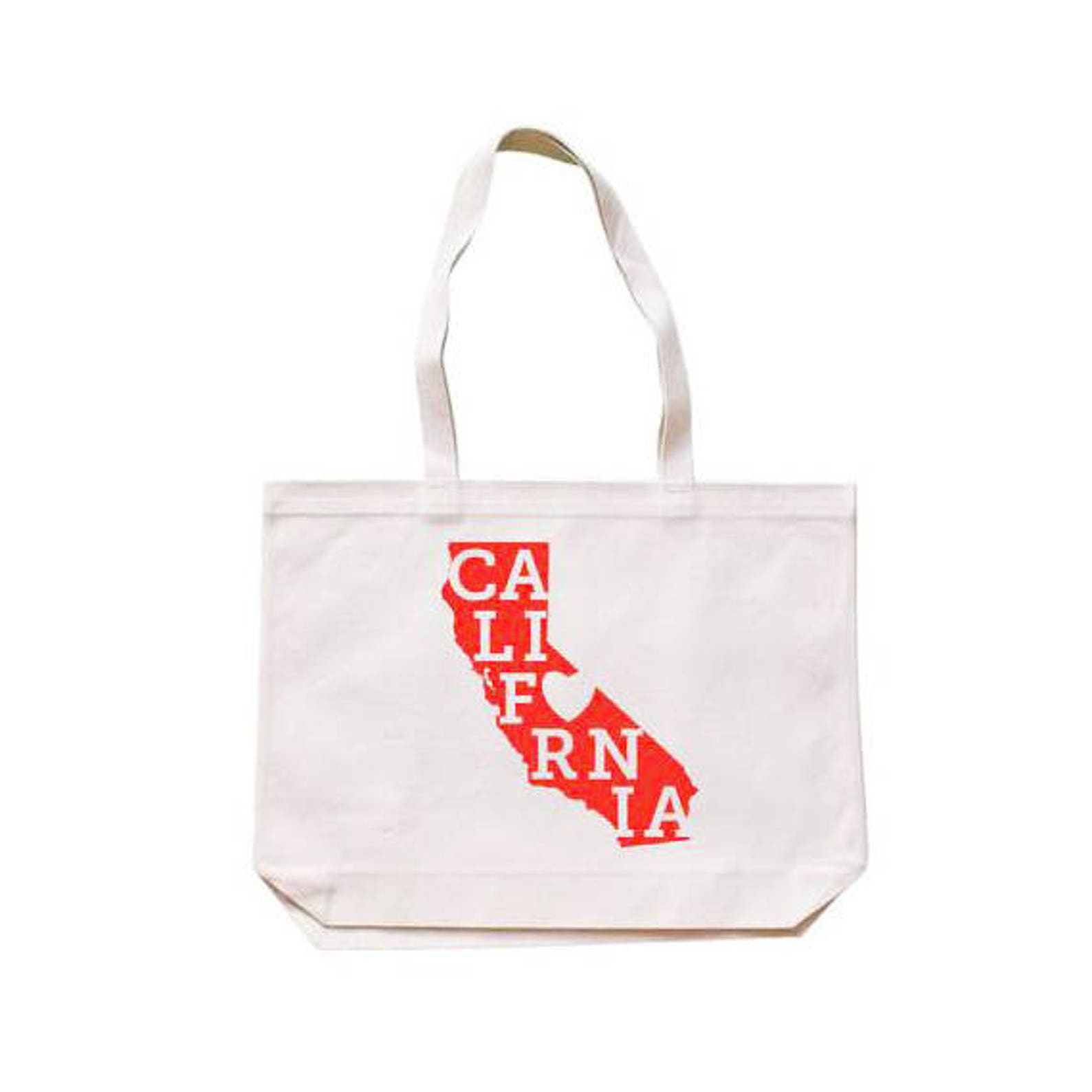 Cali Love Tote Bag Cali Love California Market Bag Reusable Bag Canvas ...