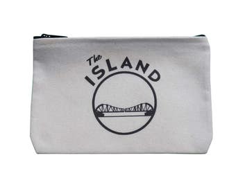 The Island Pouch - Alameda - California - Bolsa con cremallera - Neceser - Neceser de viaje - Regalo de cumpleaños - Ciudad natal