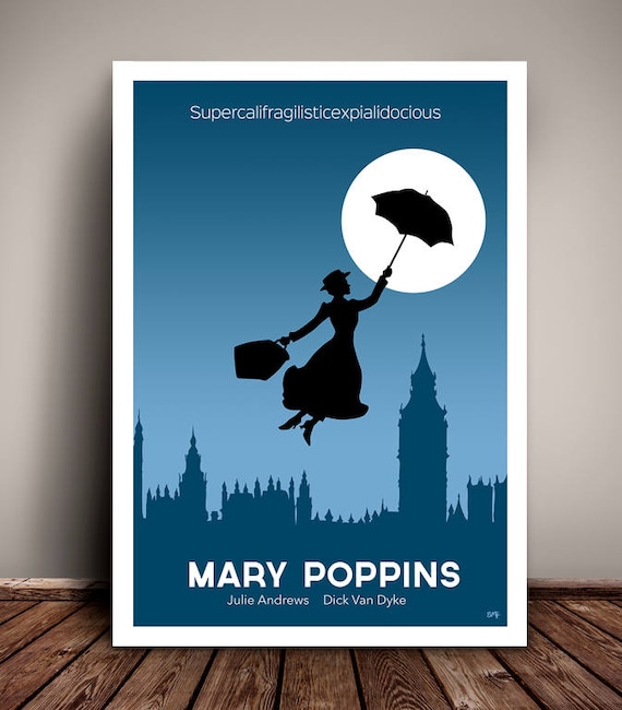 MARY POPPINS RETURNS DISNEY MOVIE POSTER FILM A4 A3 ART PRINT CINEMA