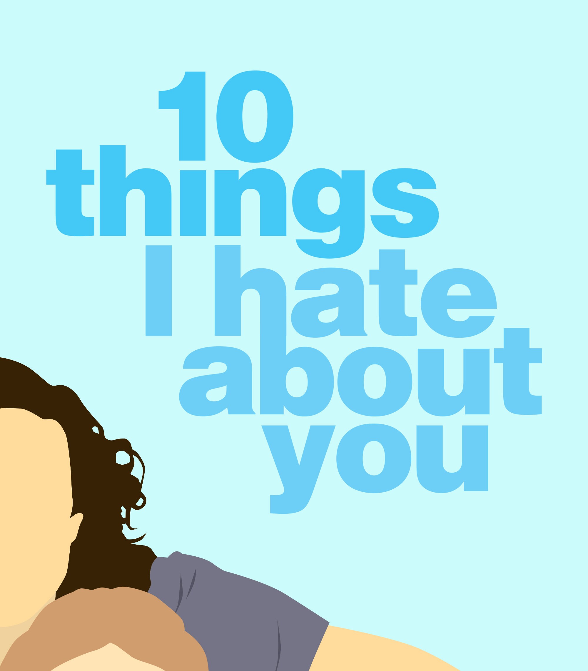 10 cose che odio di te // 1990s // Poster di film minimalista Etsy