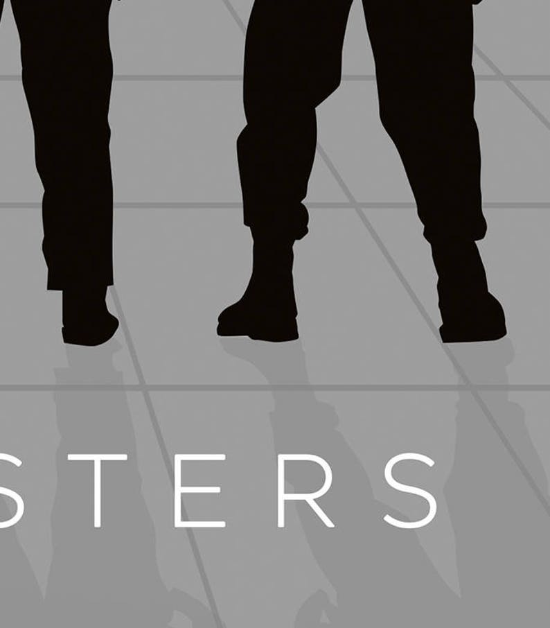  Ghostbusters  Minimalist  Movie Poster Unique Art Print Etsy