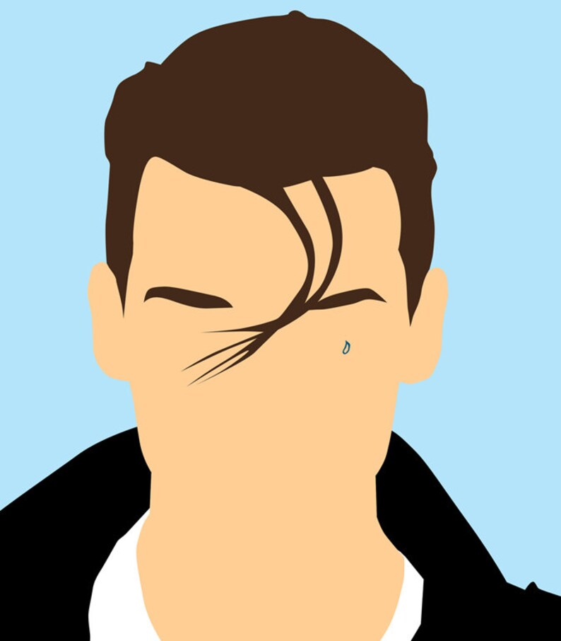 Cry Baby // Johnny Depp // Minimalist Movie Poster // Unique | Etsy