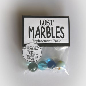 Lost Marbles -- Replacement Pack Gag Gift