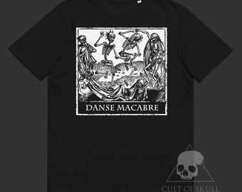 Danse Macabre T-Shirt - Witchcraft, Esoteric Art, Death, Macabre Art, Paganism, Medieval Art, Occult Art, Occultism, Ritual, Gothic, Goth