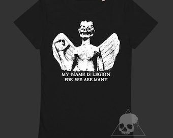Pazuzu Womens T-Shirt - Demon, Demonology, Horror Movie, Cult Movie, The Exorcist, Occult T-Shirt, Satanic, Satanism