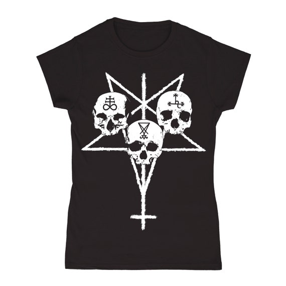 Unholy Trinity Woman T Shirt Leviathan Lucifer Lilith Etsy