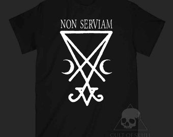 Non serviam t shirt Clearance