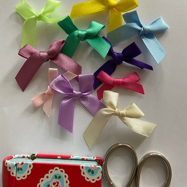 Lingerie making supplies - decorative bows for sewing onto bra’s, knickers and other craft projects