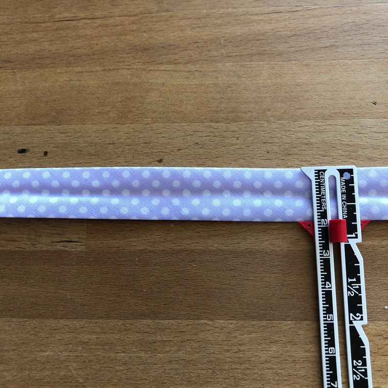Spotty bias binding 18mm width