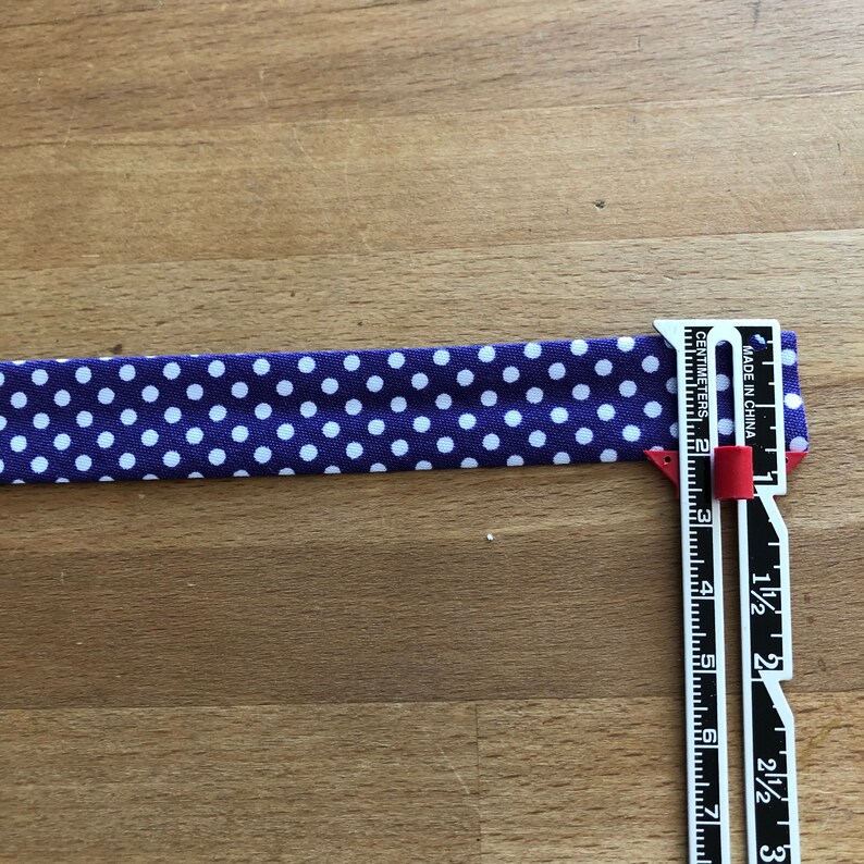 Spotty bias binding 18mm width